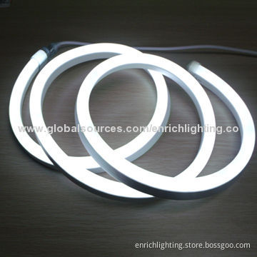 Single Color LED Neon Rope Light with CE/RoHS/FCC Mark, 100% Breakage-free, IP65 RatedNew